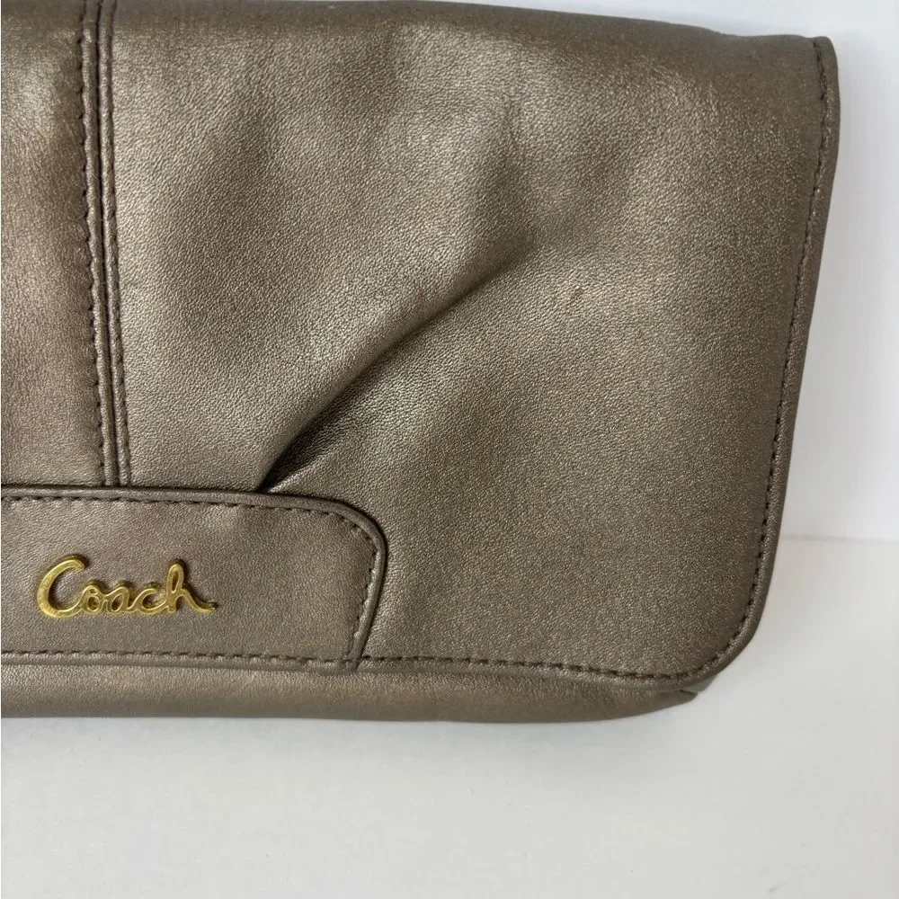 Coach ‘Ashley’ Metallic Women's Clutch